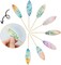 40Pcs Surfboard Cupcake Toppers Surfboard Beach Cake Decorations Picks Surfboard Mini Accents for Swimming Pool Summer Beach Party Luau Birthday Baby Shower Party Supplies
